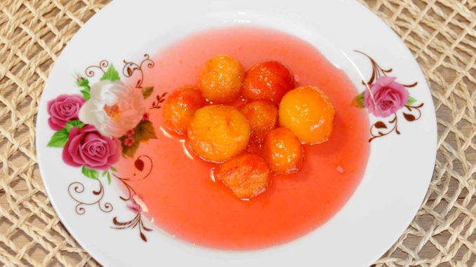 Red cherry plum Preserve - Photo By Thanasis Bounas