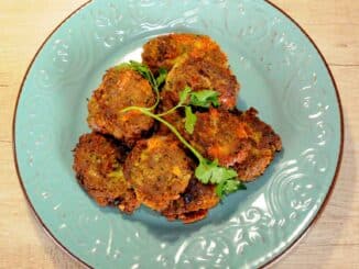 Broccoli meatballs with cheddar cheese - Photo By Thanasis Bounas