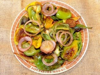 Fried peppers and onions - Photo By Thanasis Bounas