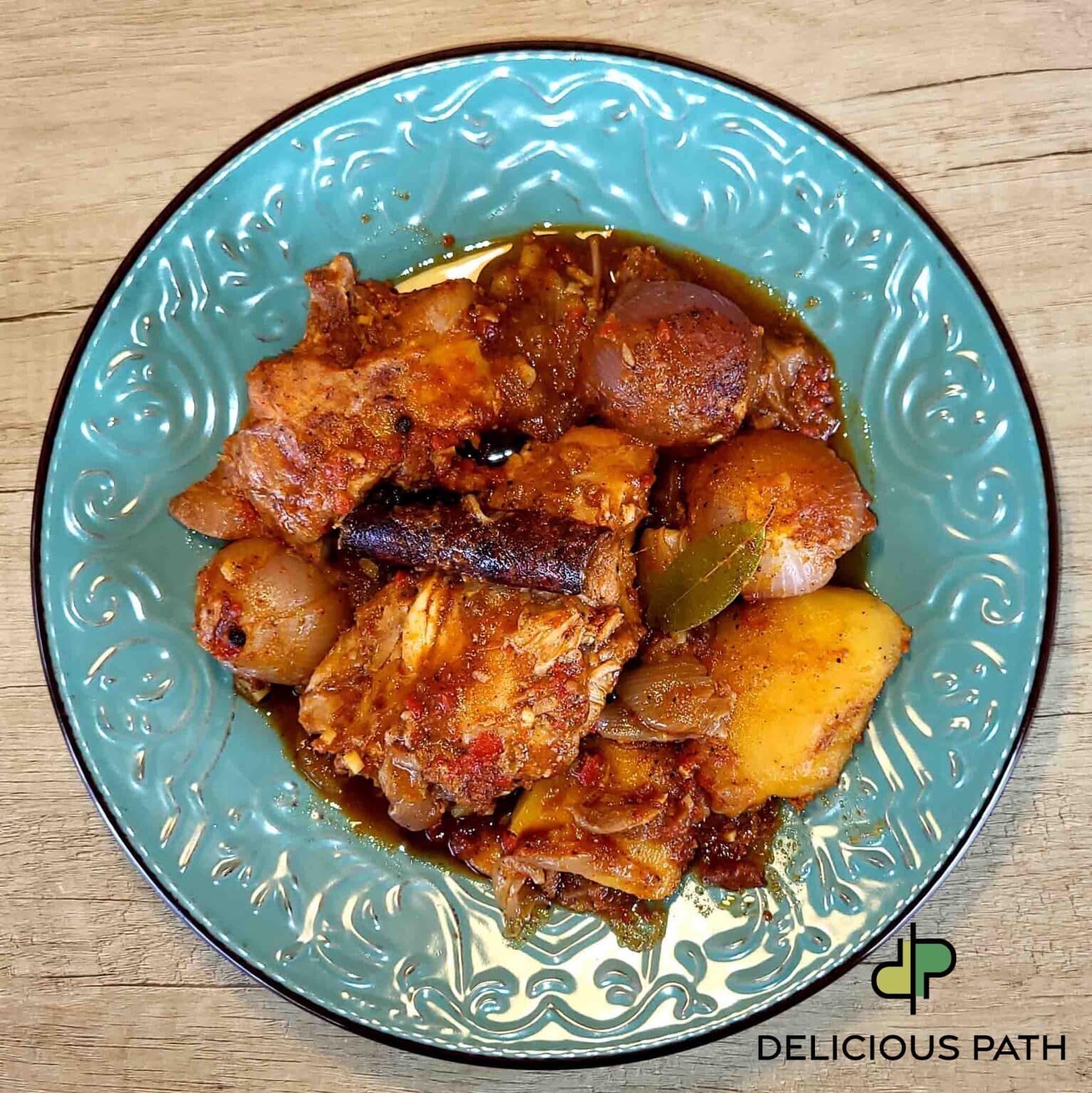 Rabbit Stifado | Greek Rabbit Stew with Tender Meat